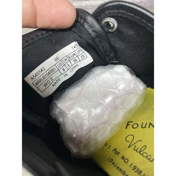 Kate Spade Saturday PF-Flyers Black Leather Low Top Sneakers Women Sz 8M US/39EU - Picture 5 of 16